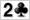 2 of Clubs :2c