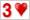 3 of Hearts :3h