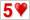 5 of Hearts :5h