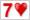 7 of Hearts :7h