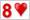 8 of Hearts :8h
