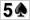 5 of Spades :5s